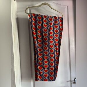 Lucy & Yak Alexa Organic Cotton Trousers (rainbow hearts)